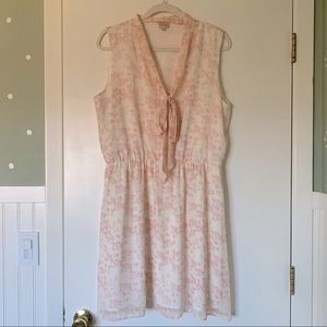 CREMIEUX pink and white dress